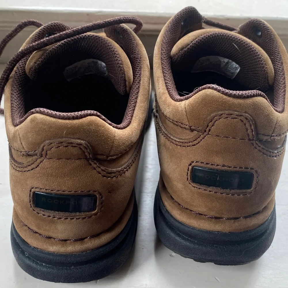 Rockport women’s lace up tan boots - Picture 5 of 6